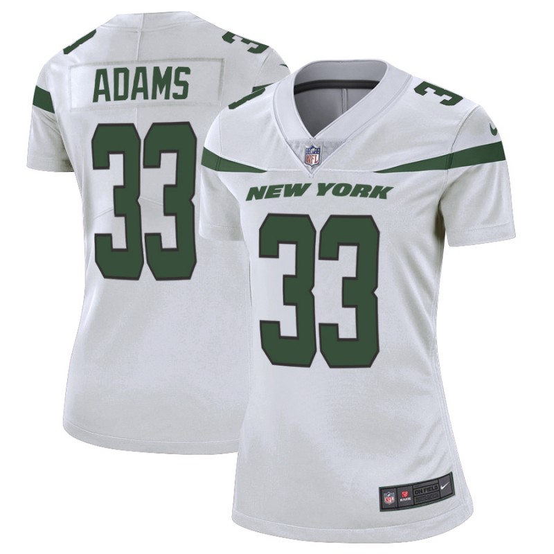 Women's New York Jets #33 Jamal Adams 2019 White Vapor Untouchable Limited Stitched NFL Jersey(Run Small)